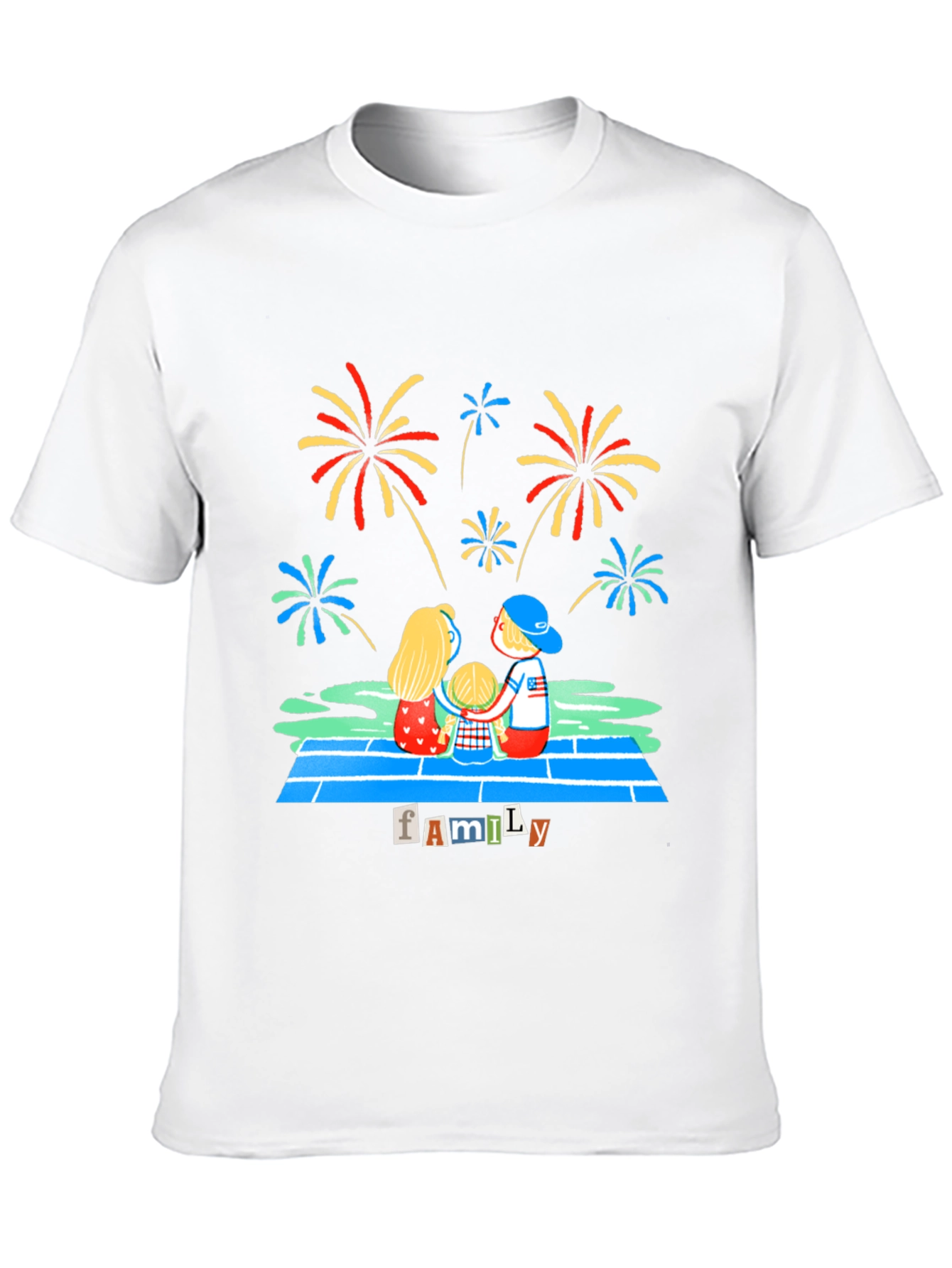 Family Fireworks Graphic Tee