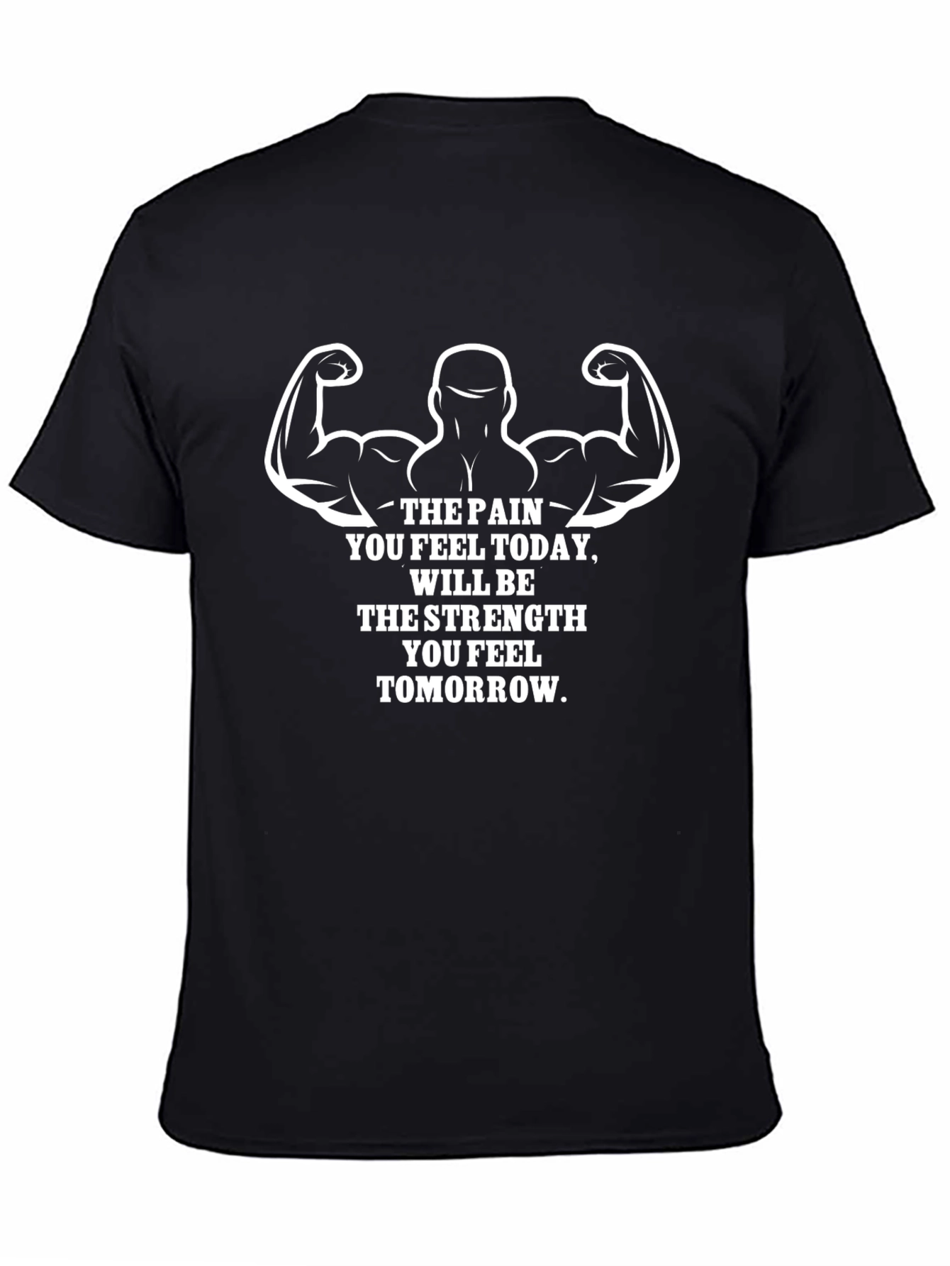 Motivational Gym T-Shirt: Feel the Strength