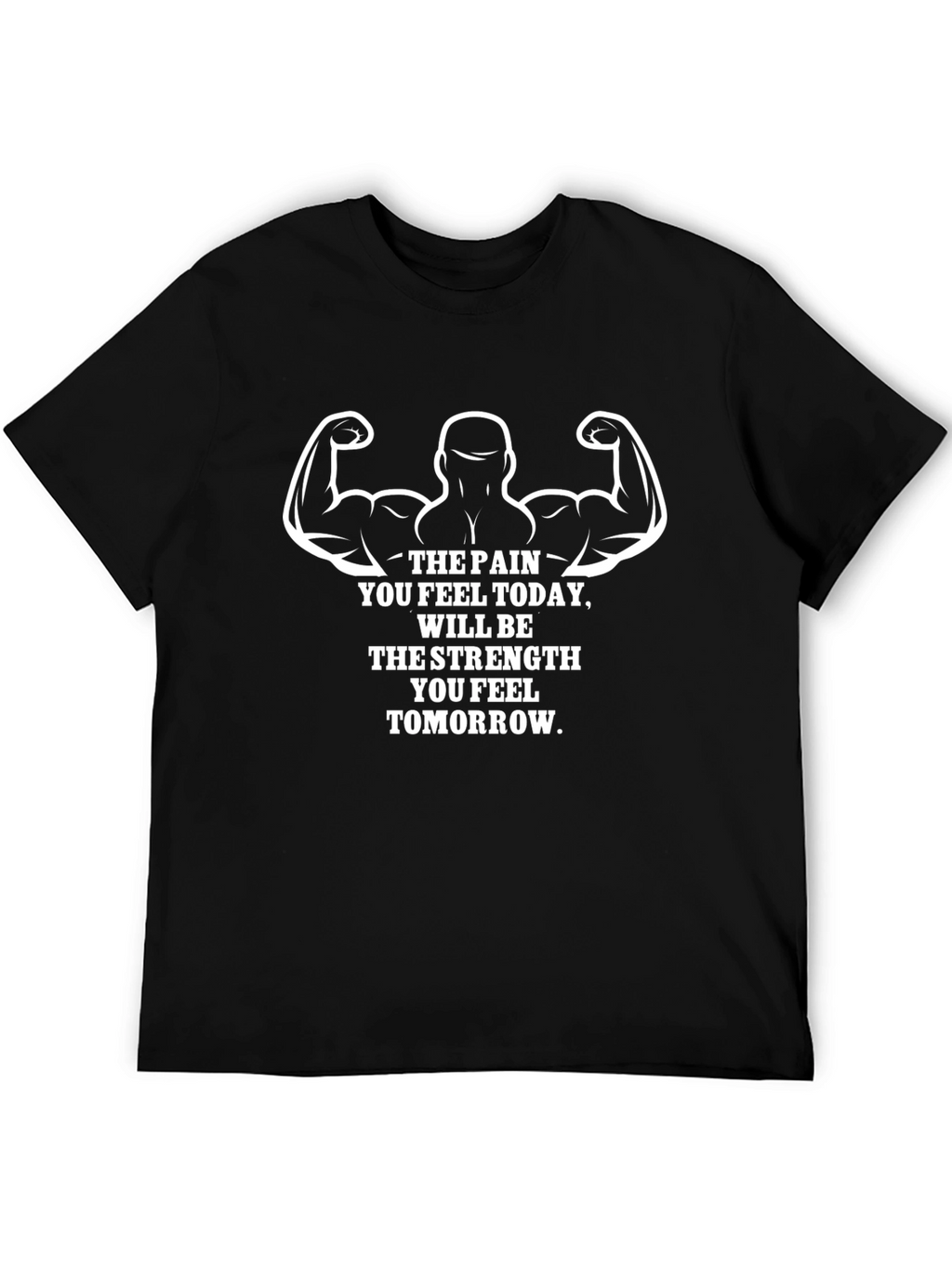 Motivational Gym T-Shirt: Feel the Strength