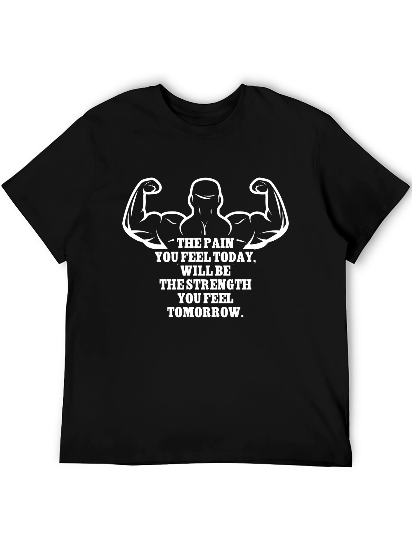Motivational Gym T-Shirt: Feel the Strength