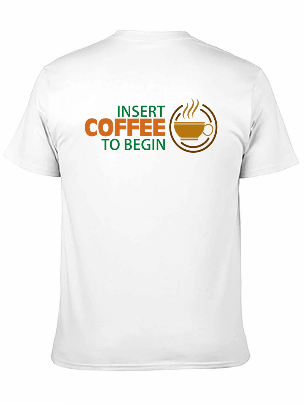 Insert Coffee to Begin Graphic Tee - Black