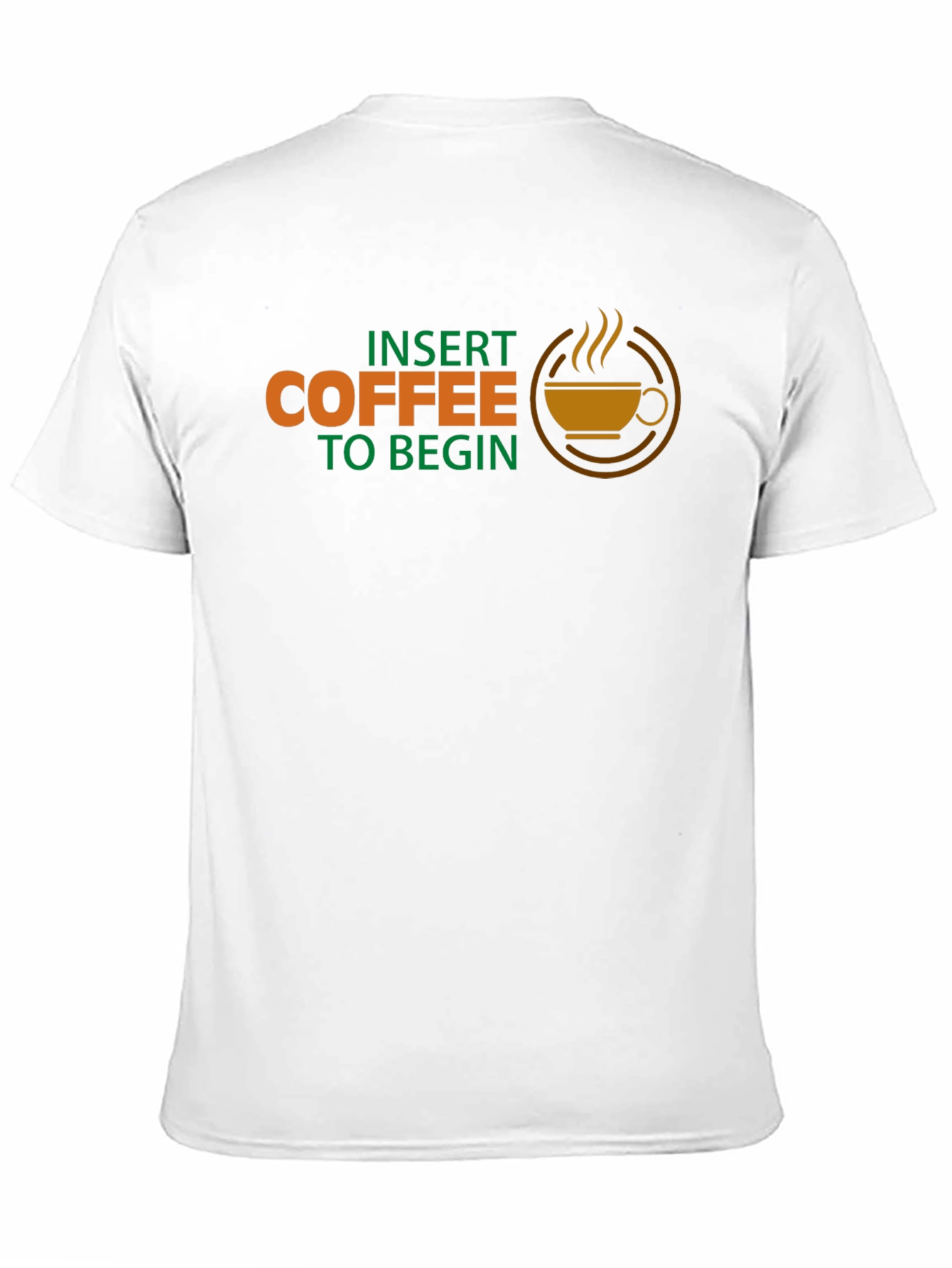Insert Coffee to Begin Graphic Tee - Black