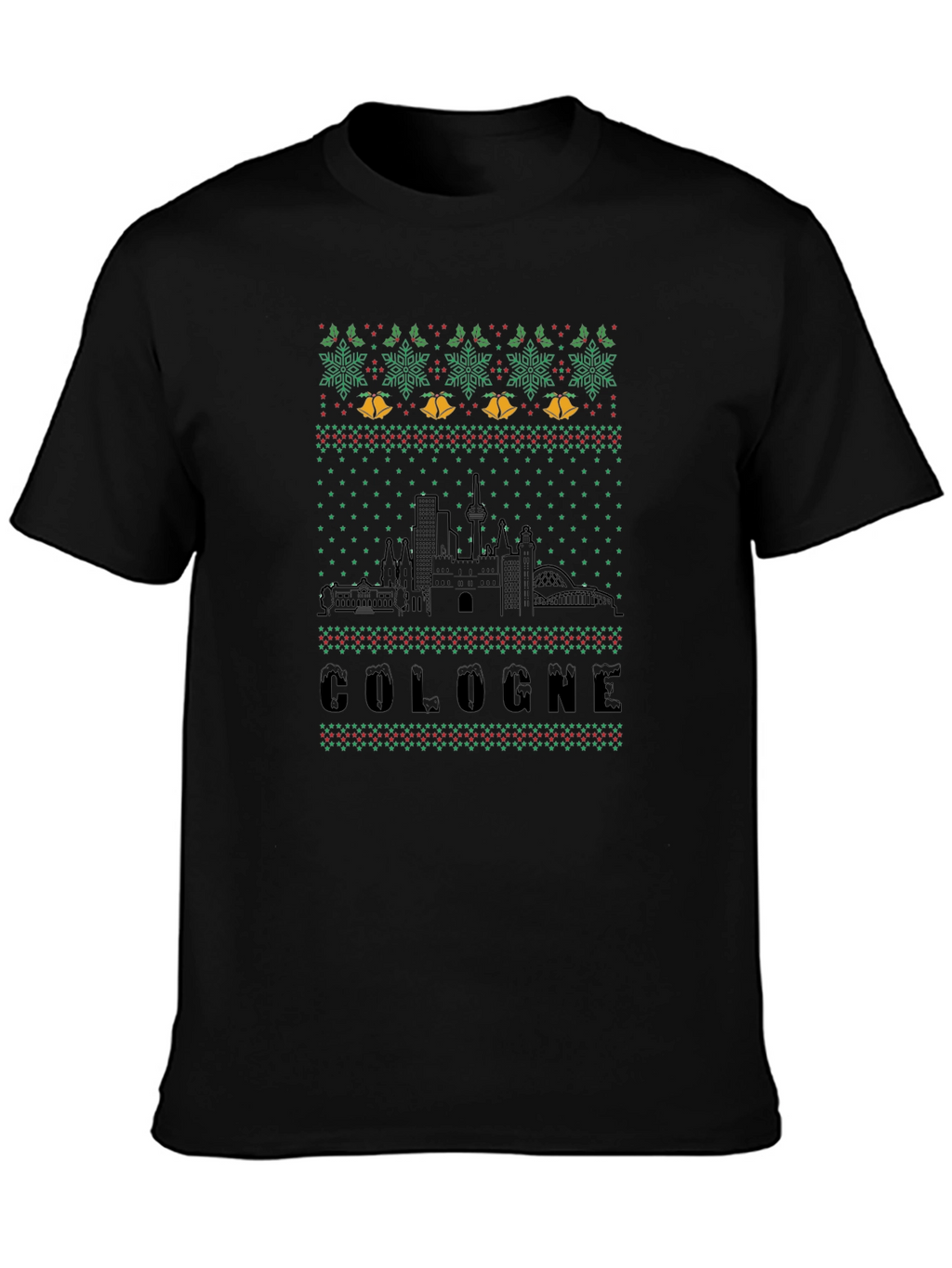 Cologne Ugly Christmas Sweater Style T-Shirt
