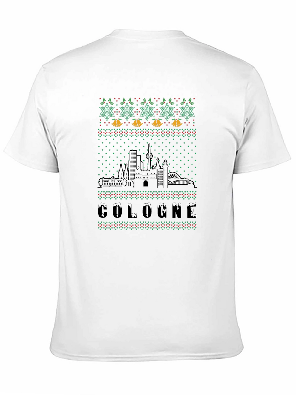 Cologne Ugly Christmas Sweater Style T-Shirt