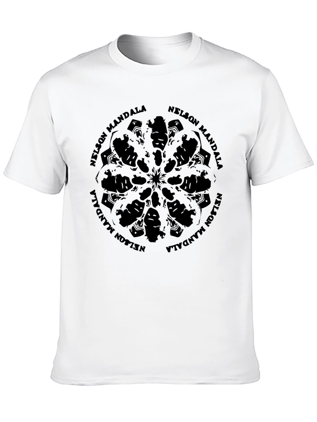 Nelson Mandela Mandala Graphic T-Shirt