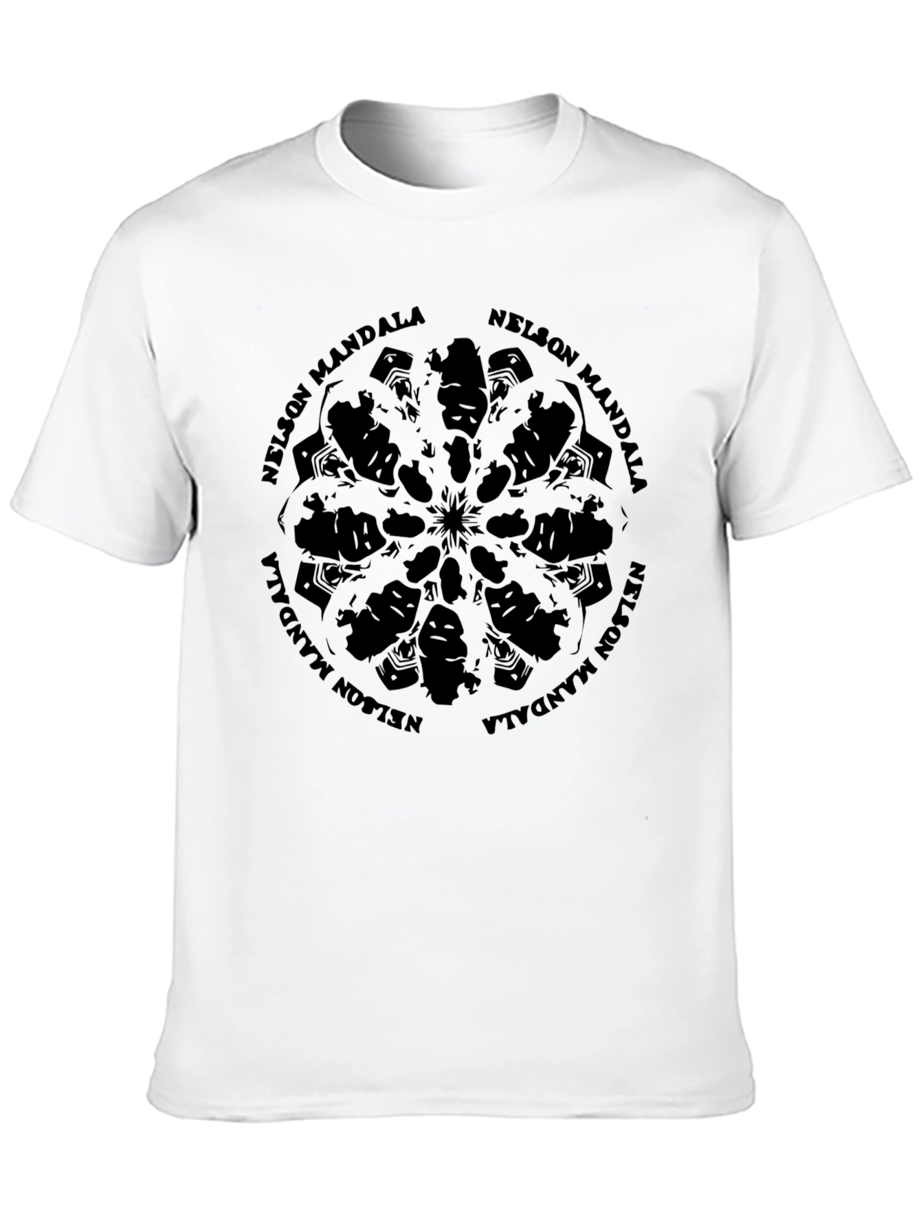 Nelson Mandela Mandala Graphic T-Shirt