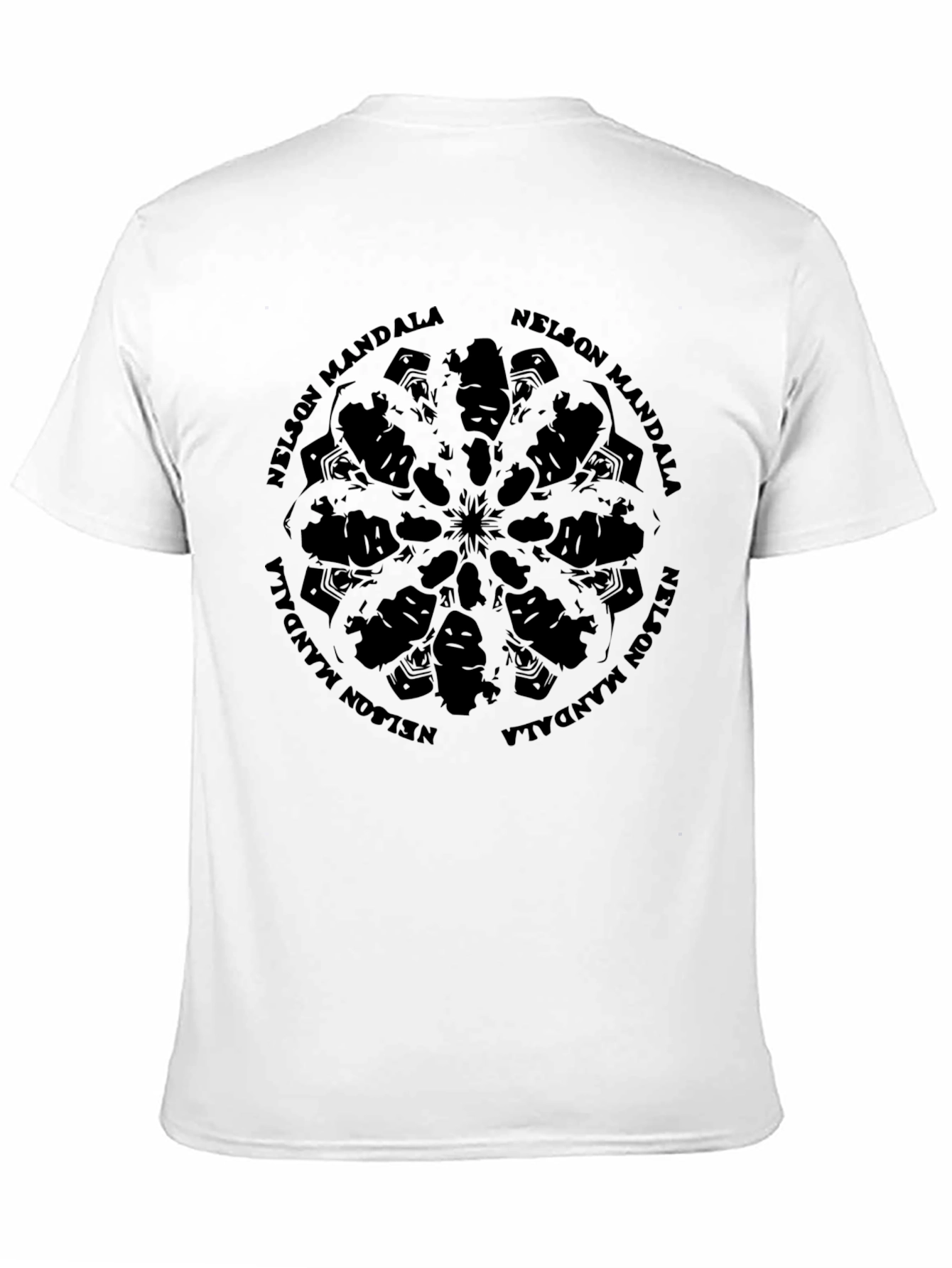 Nelson Mandela Mandala Graphic T-Shirt