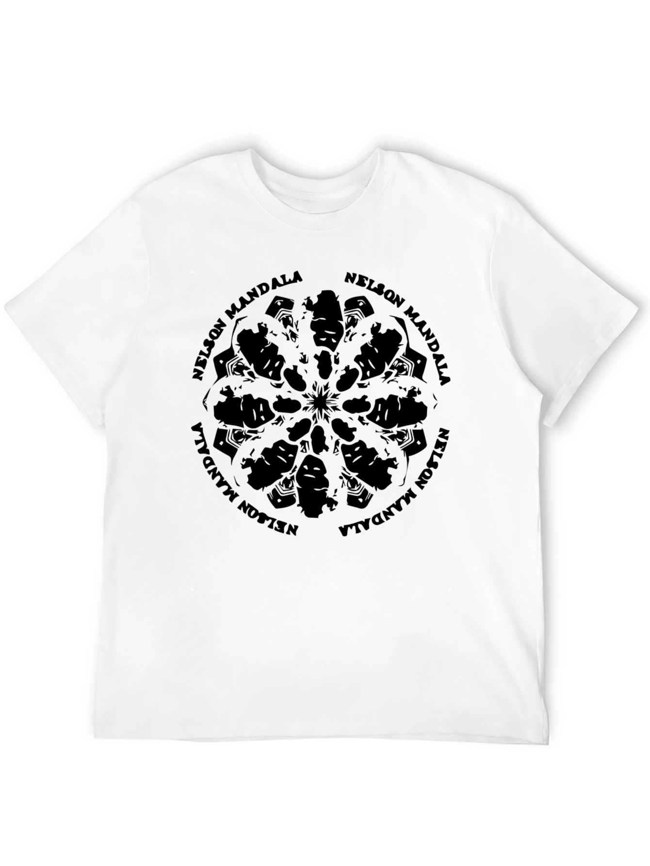 Nelson Mandela Mandala Graphic T-Shirt