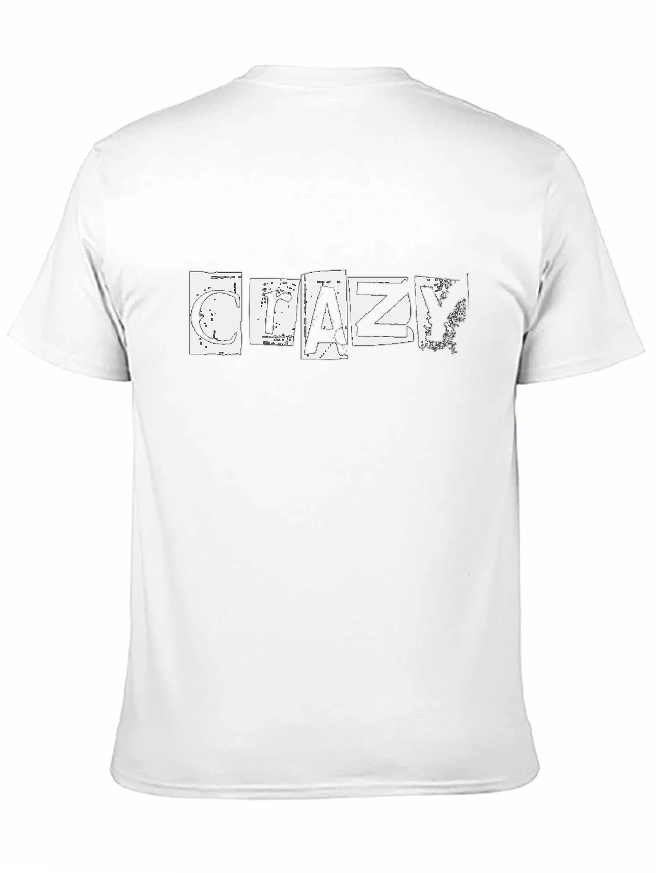 Crazy Graphic Black Tee - Casual Comfort