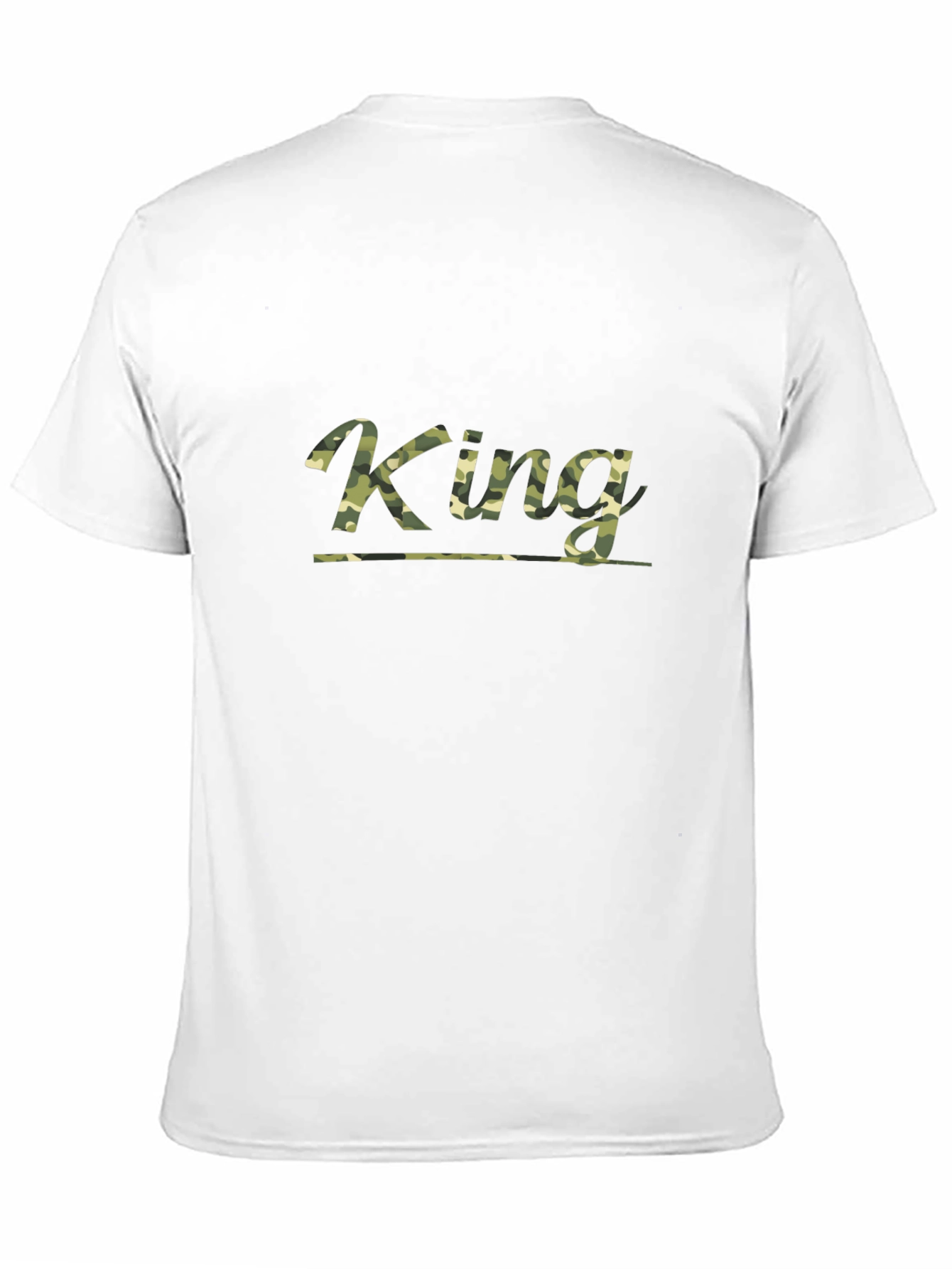 King Camo Graphic Tee - Mens Black T-Shirt