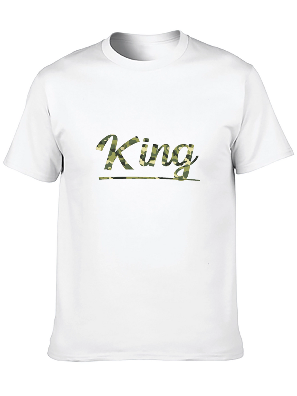 King Camo Graphic Tee - Mens Black T-Shirt