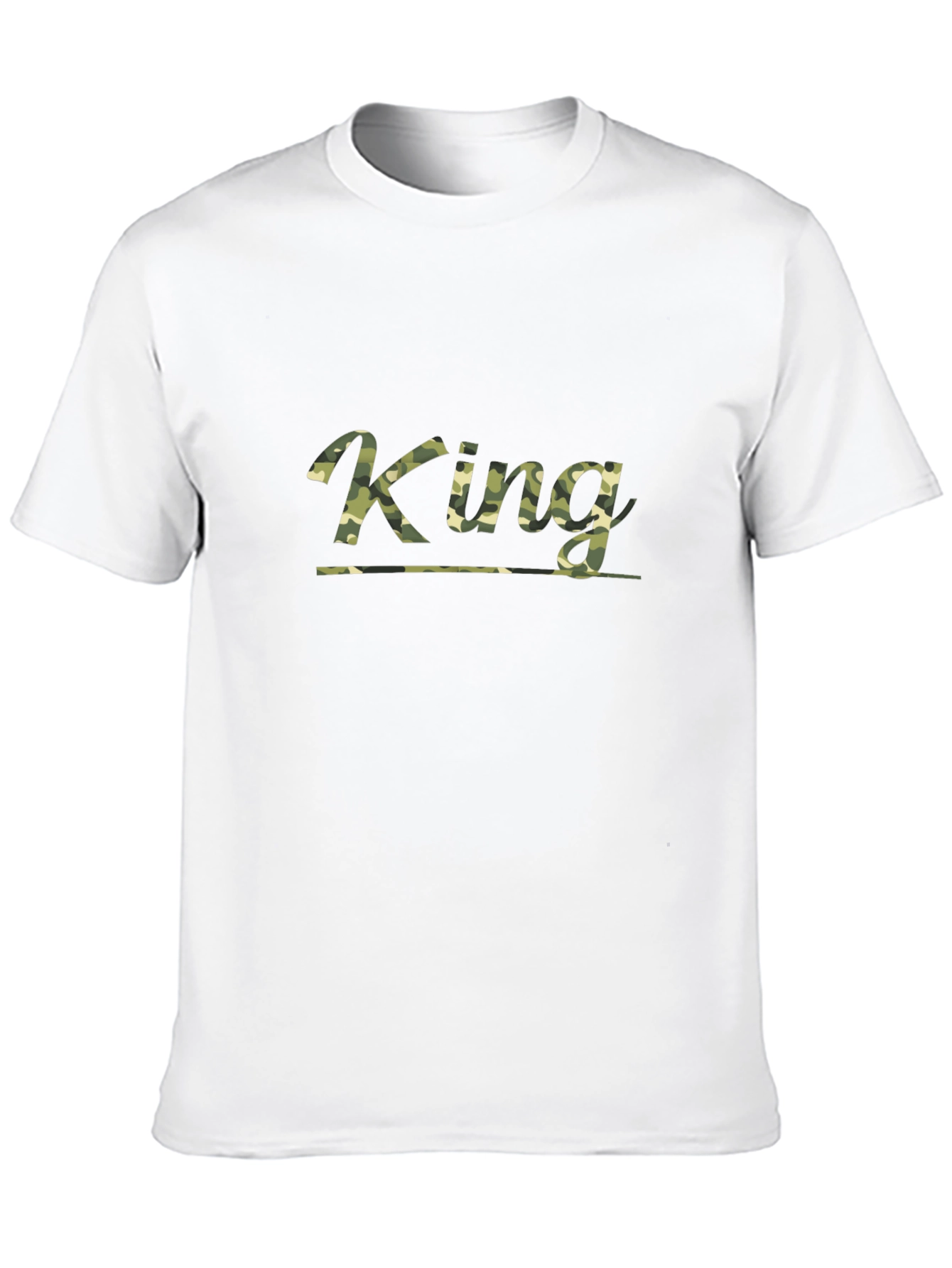 King Camo Graphic Tee - Mens Black T-Shirt