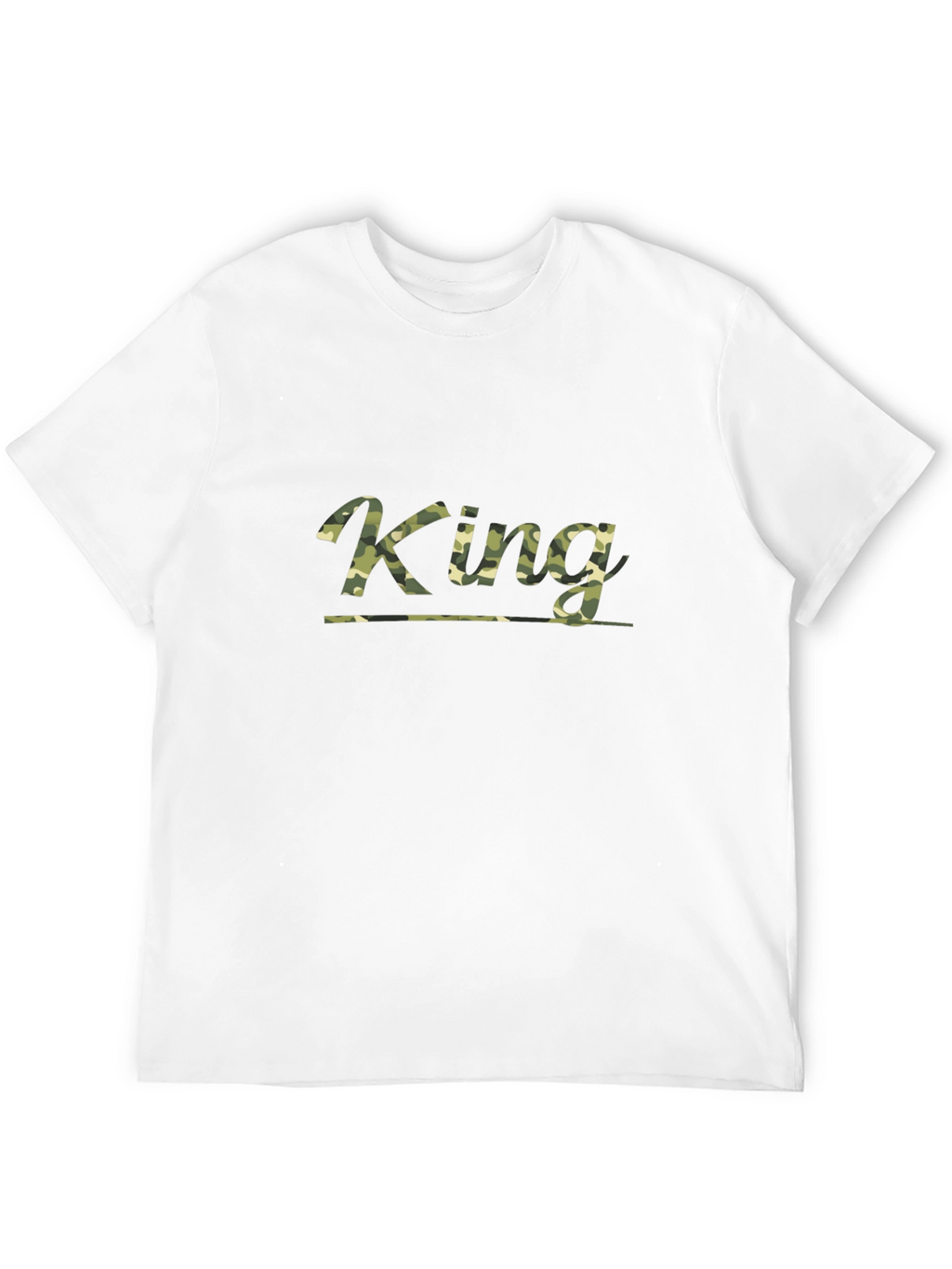King Camo Graphic Tee - Mens Black T-Shirt