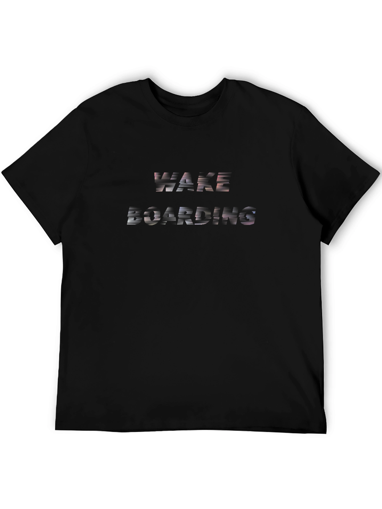 Wake Boarding Black T-Shirt