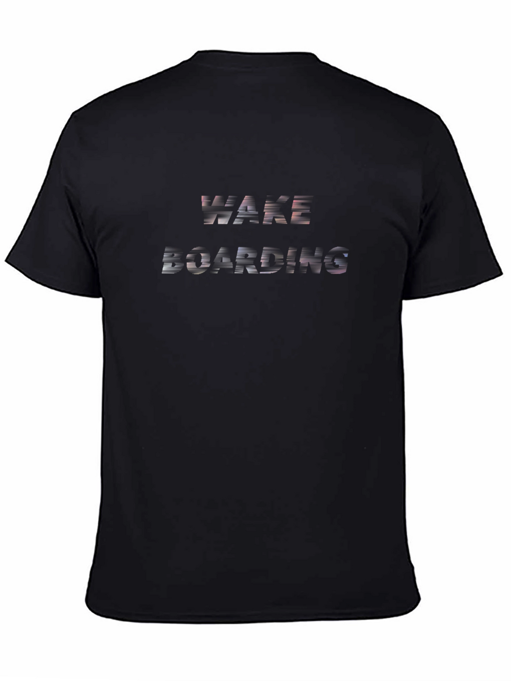 Wake Boarding Black T-Shirt