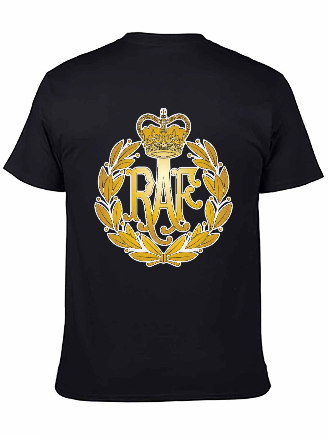 RAF Royal Air Force T-Shirt - Crown Laurel Emblem