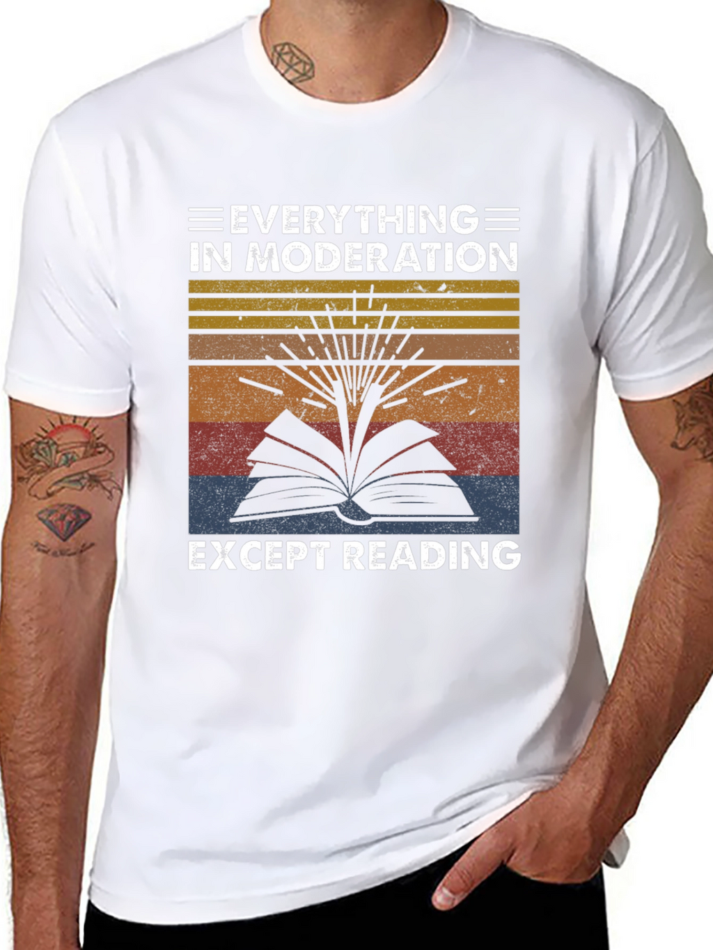 Everything In Moderation Except Reading T-Shirt