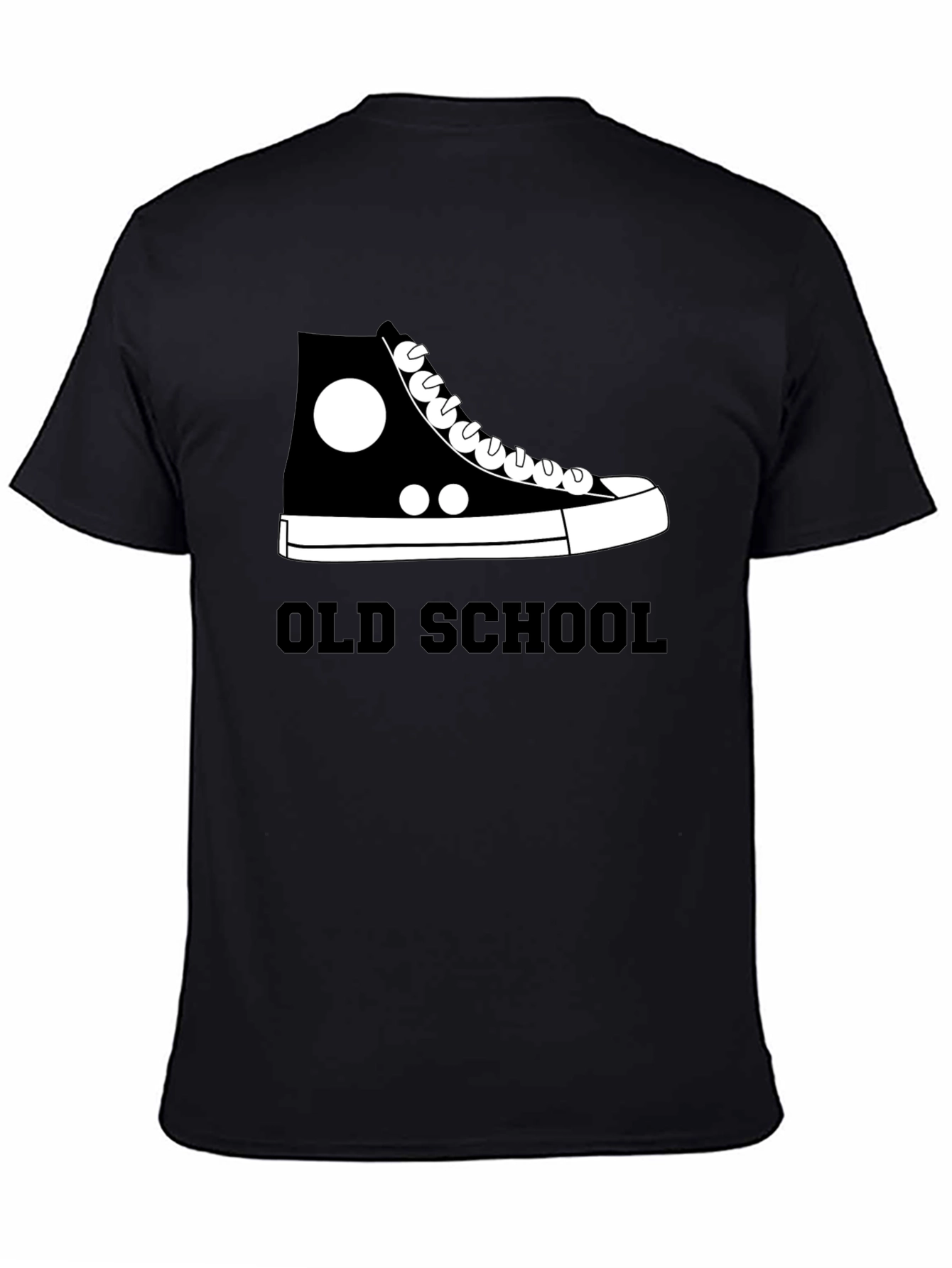 Old School High Top Sneaker Graphic T-Shirt