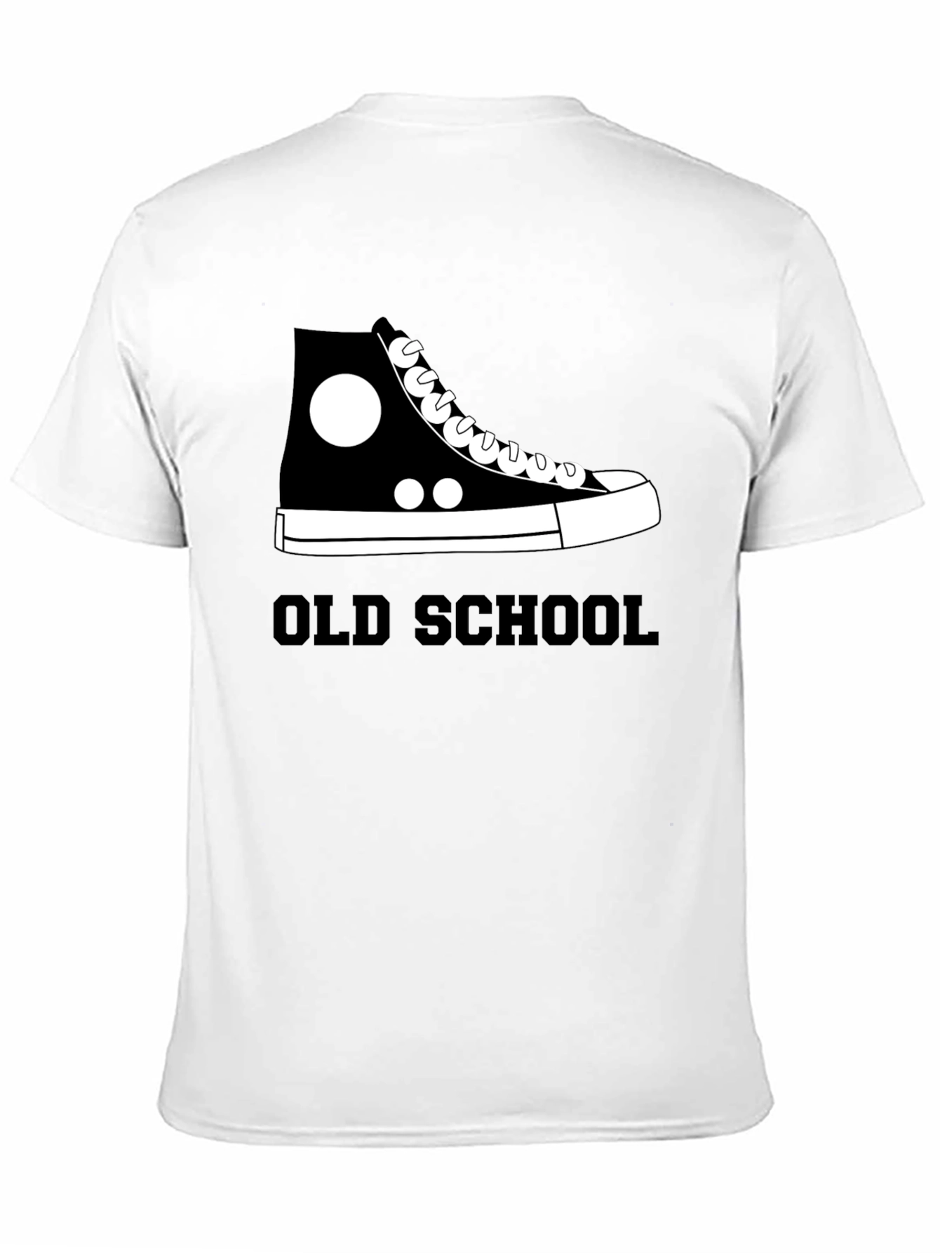 Old School High Top Sneaker Graphic T-Shirt