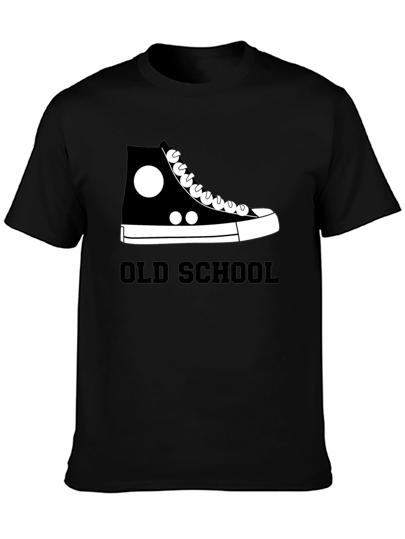 Old School High Top Sneaker Graphic T-Shirt