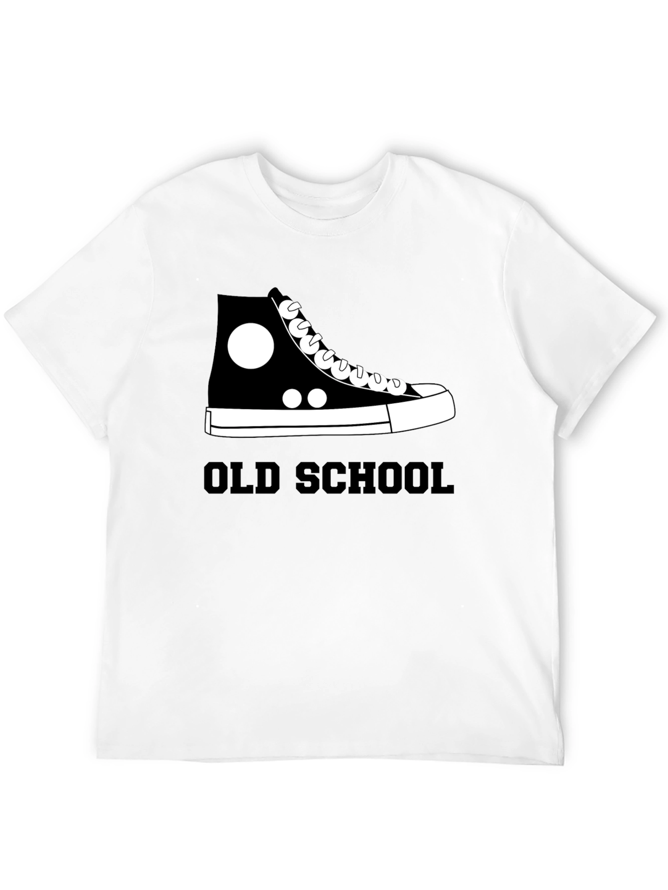 Old School High Top Sneaker Graphic T-Shirt