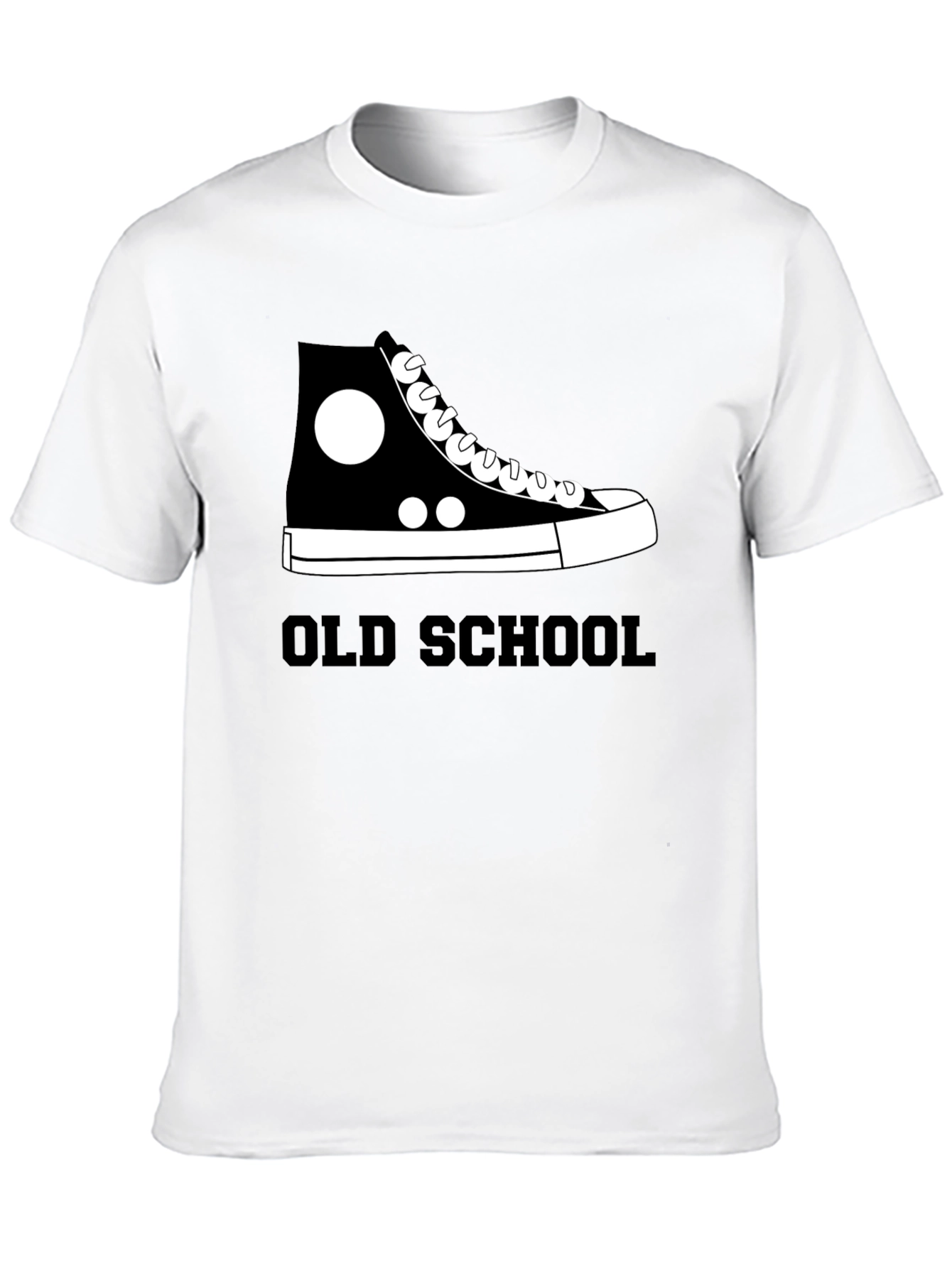 Old School High Top Sneaker Graphic T-Shirt