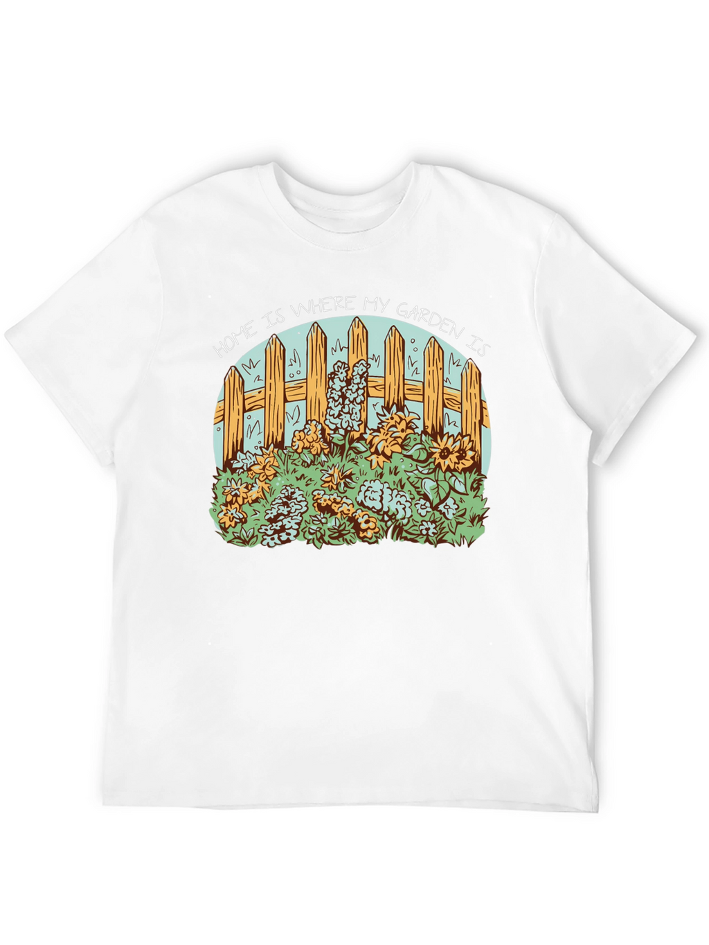 Home Is Where My Garden Is Black Tee