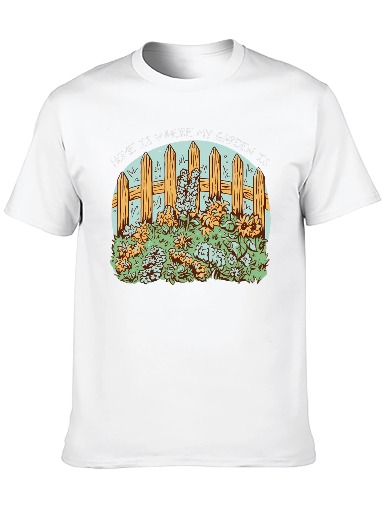 Home Is Where My Garden Is Black Tee