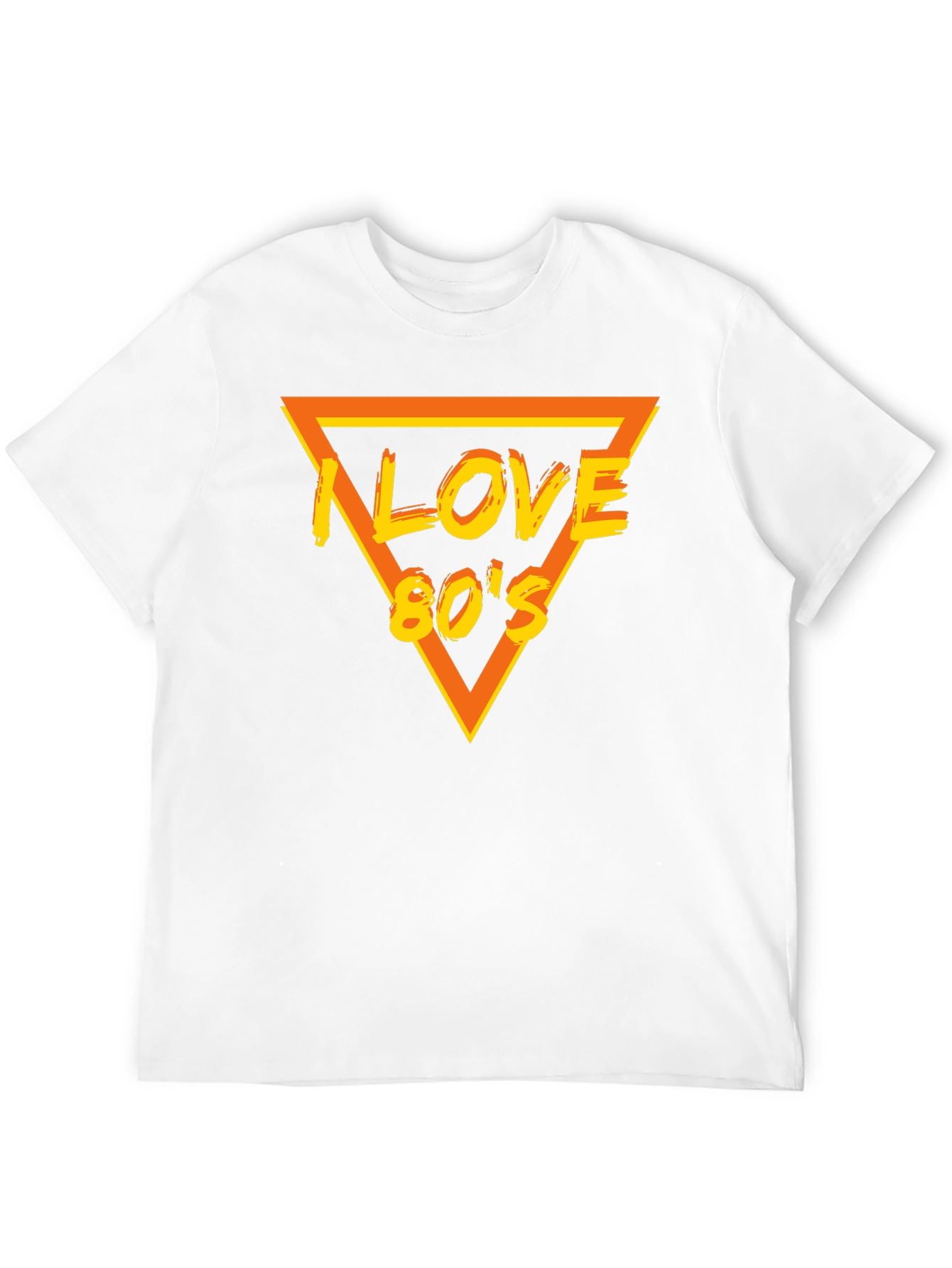 I Love 80s Black T-Shirt - Retro Style!