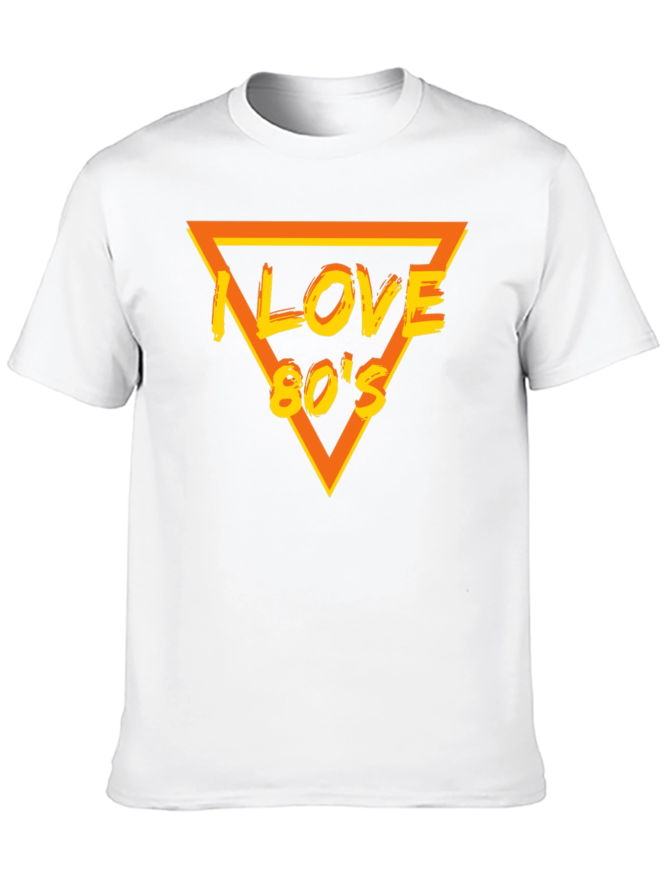 I Love 80s Black T-Shirt - Retro Style!