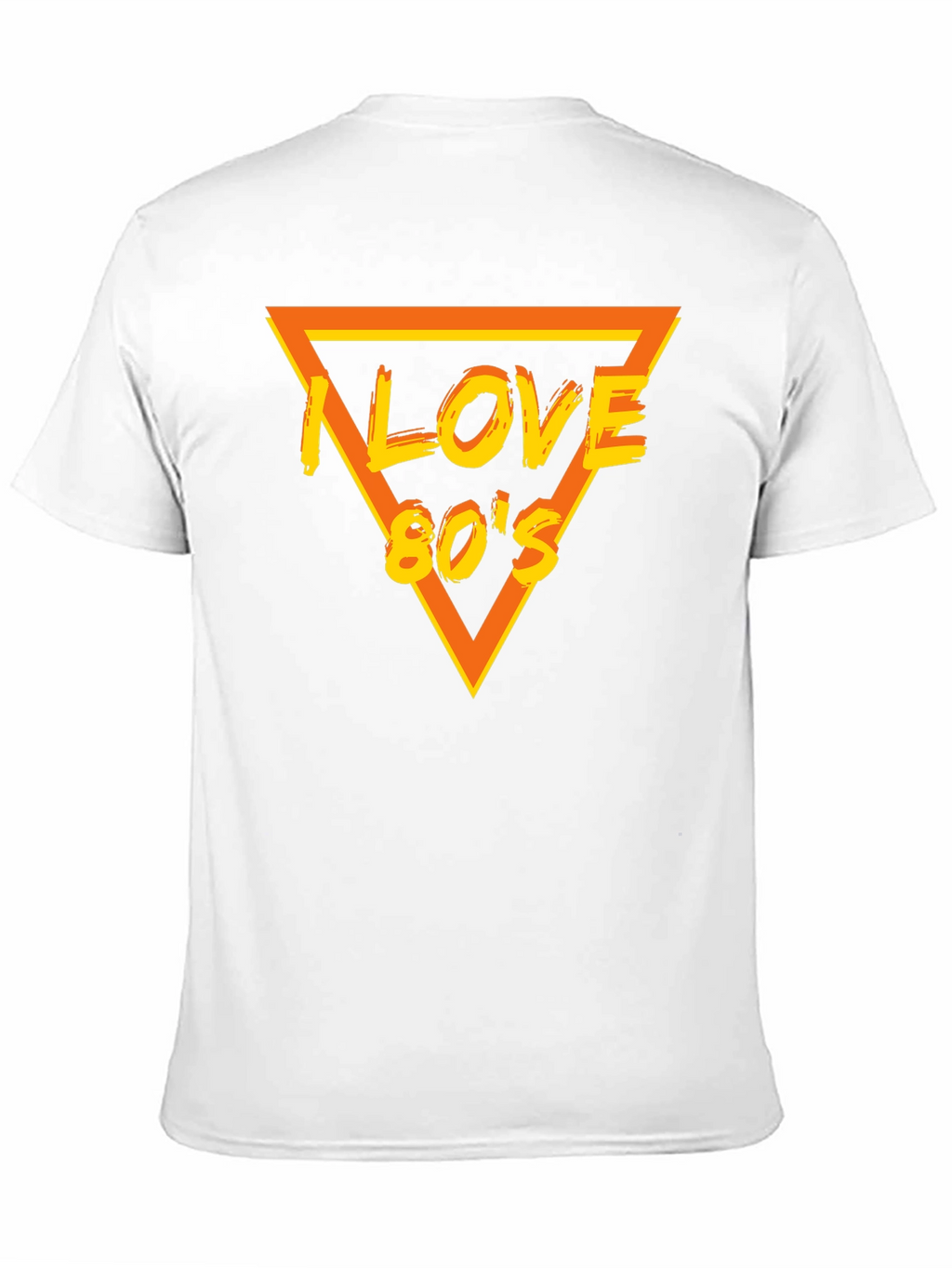 I Love 80s Black T-Shirt - Retro Style!