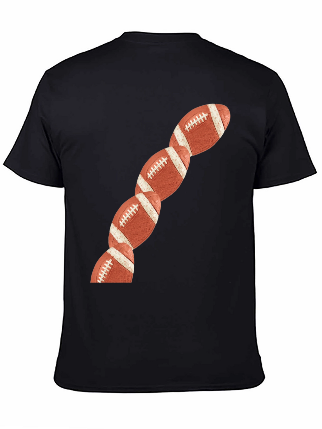 Football Chain T-Shirt - Sports Fan Apparel