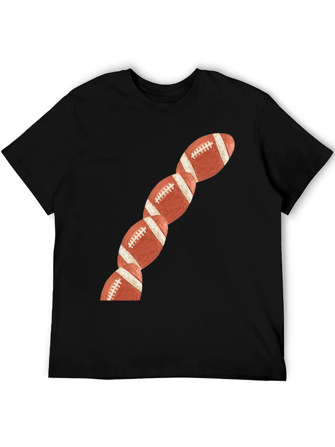 Football Chain T-Shirt - Sports Fan Apparel