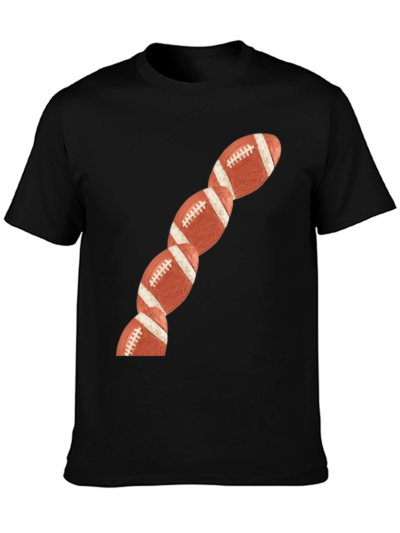 Football Chain T-Shirt - Sports Fan Apparel