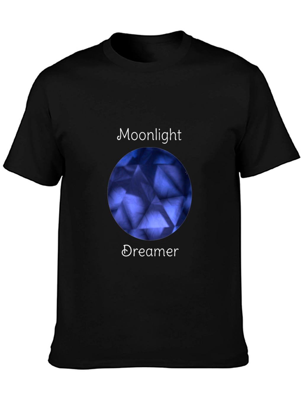 Moonlight Dreamer Black T-Shirt