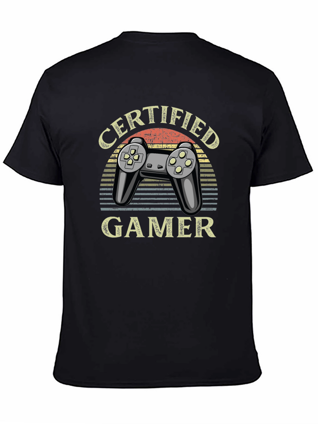 Certified Gamer T-Shirt - Retro Gaming Design