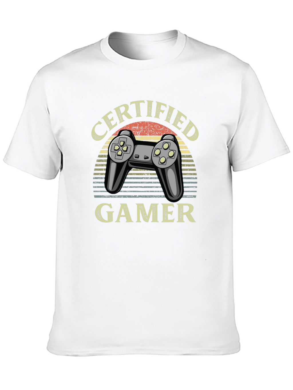 Certified Gamer T-Shirt - Retro Gaming Design