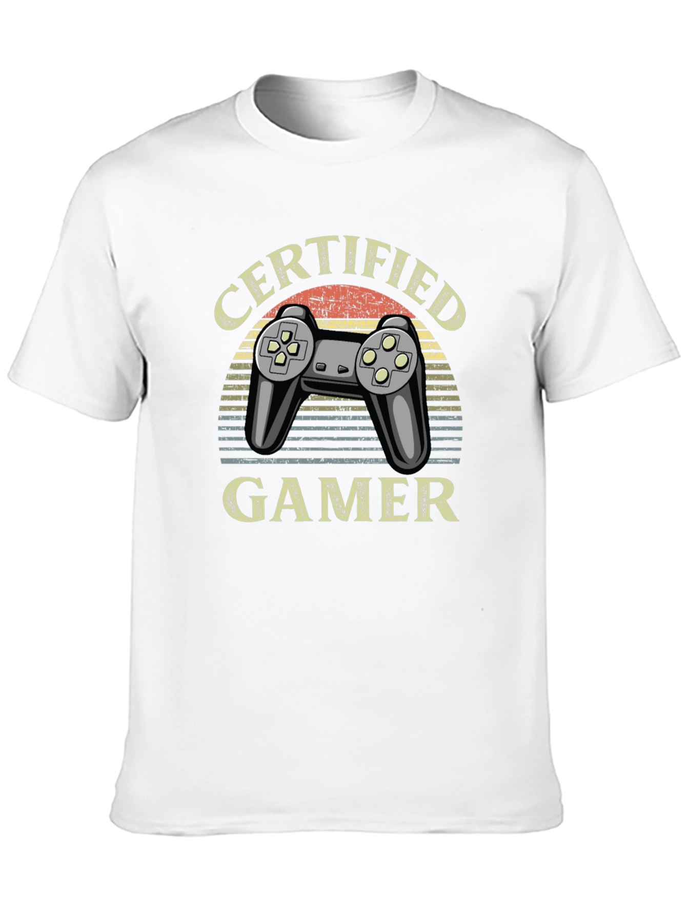 Certified Gamer T-Shirt - Retro Gaming Design