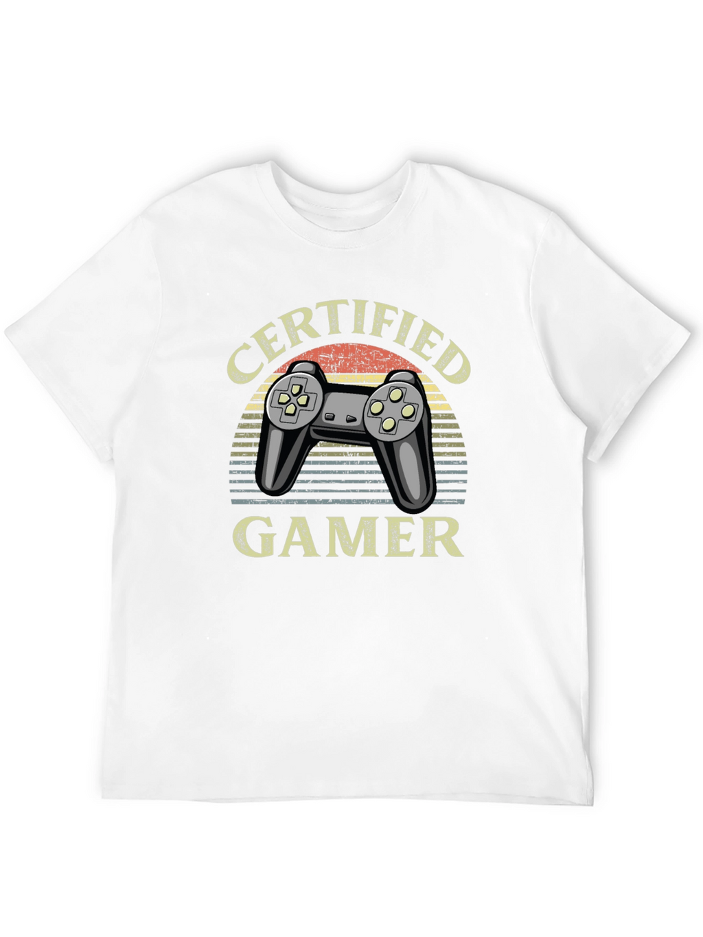 Certified Gamer T-Shirt - Retro Gaming Design