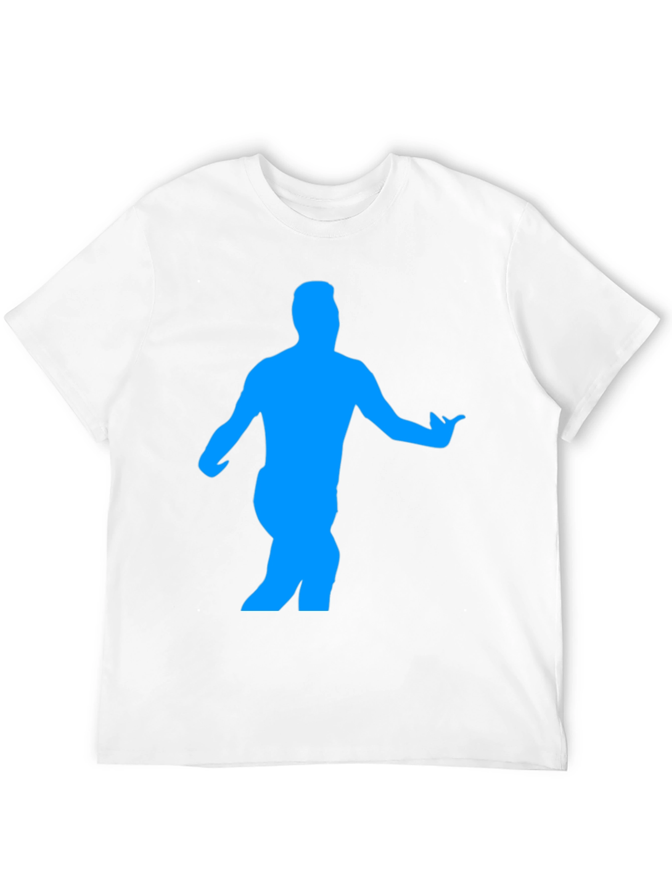 Mens Black T-Shirt with Blue Dancer Graphic