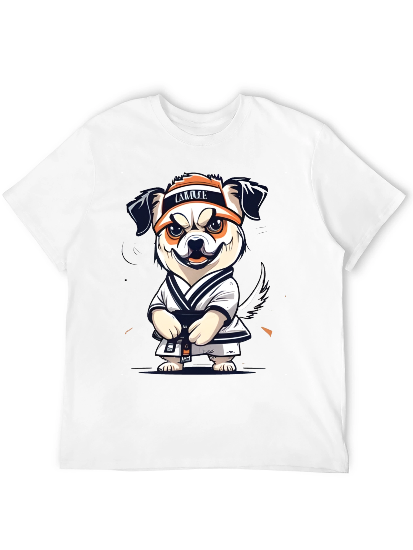Karate Dog Graphic T-Shirt