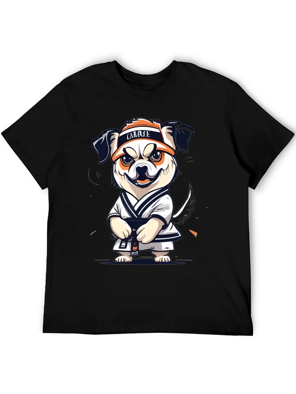 Karate Dog Graphic T-Shirt
