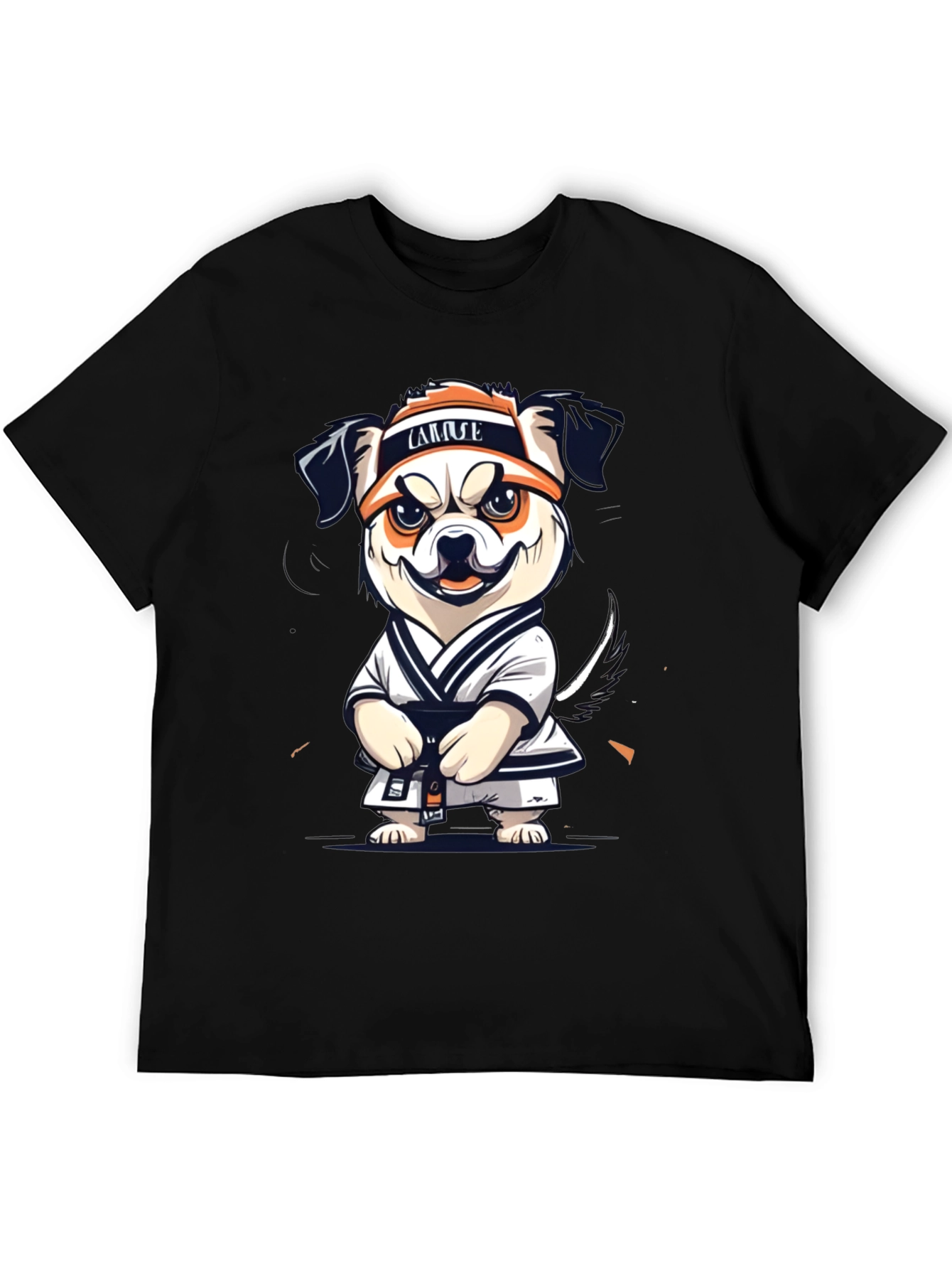 Karate Dog Graphic T-Shirt