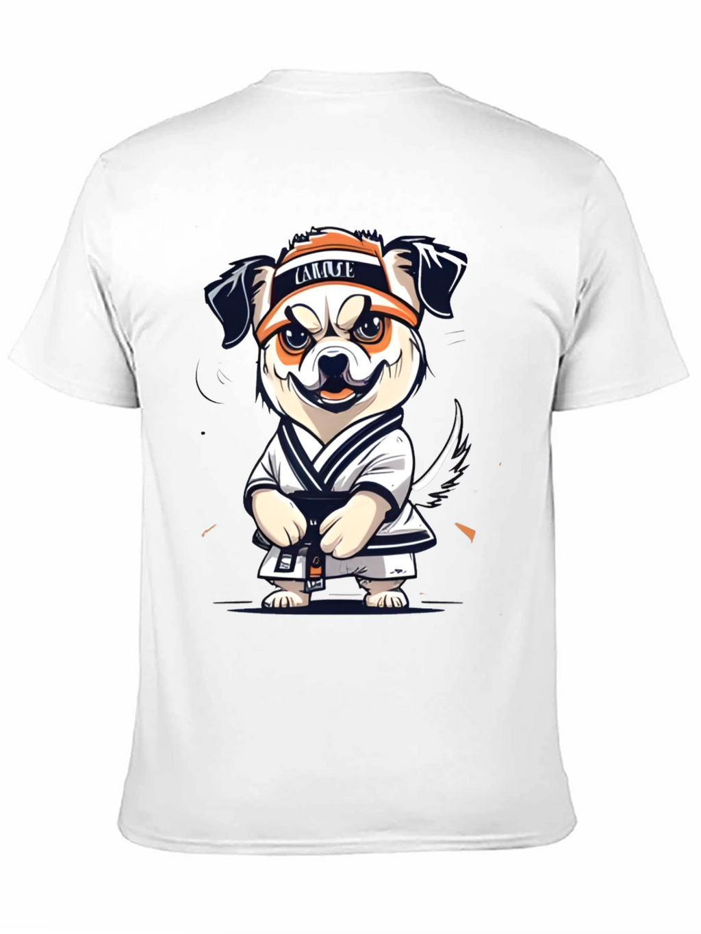 Karate Dog Graphic T-Shirt
