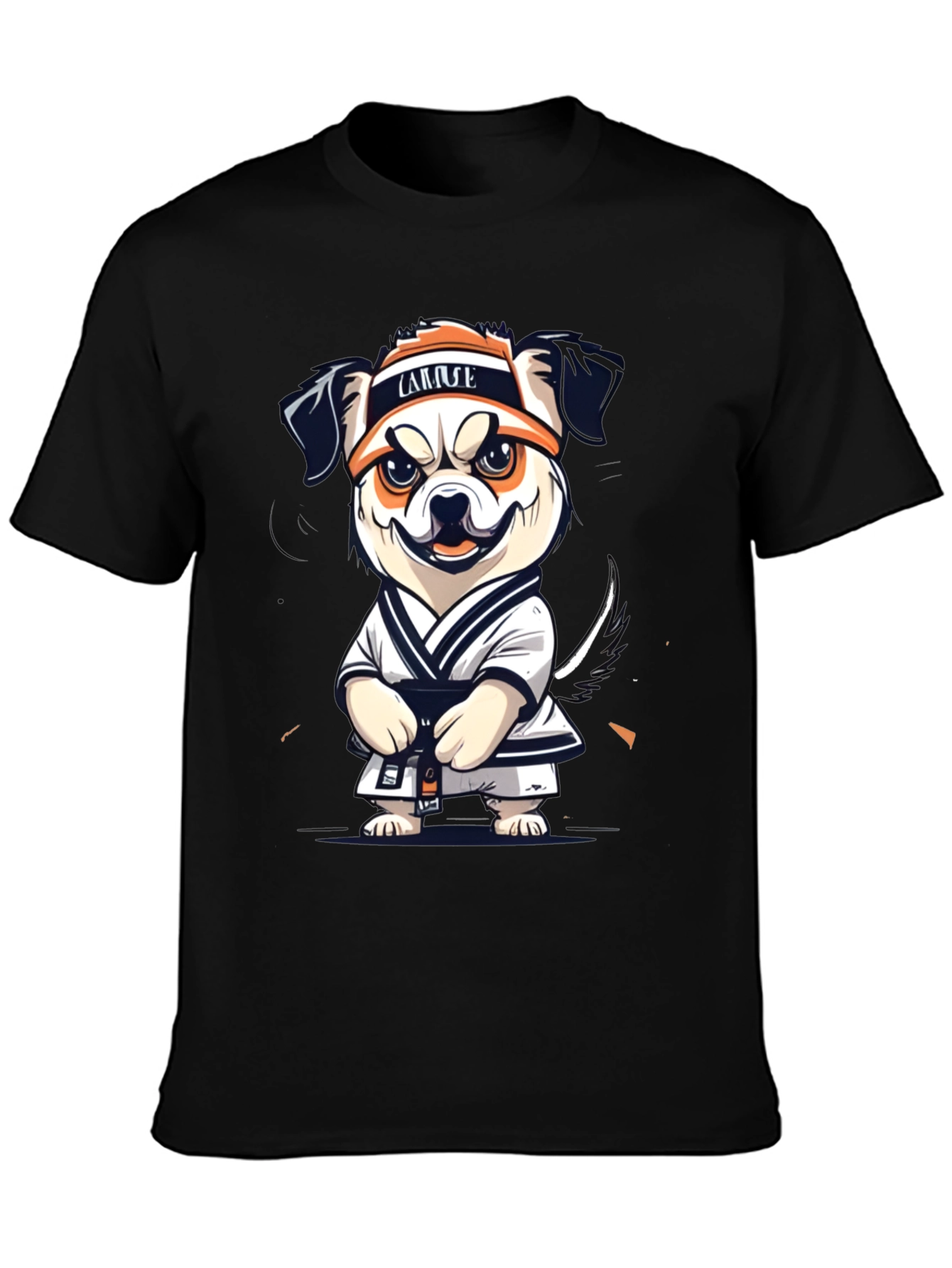 Karate Dog Graphic T-Shirt