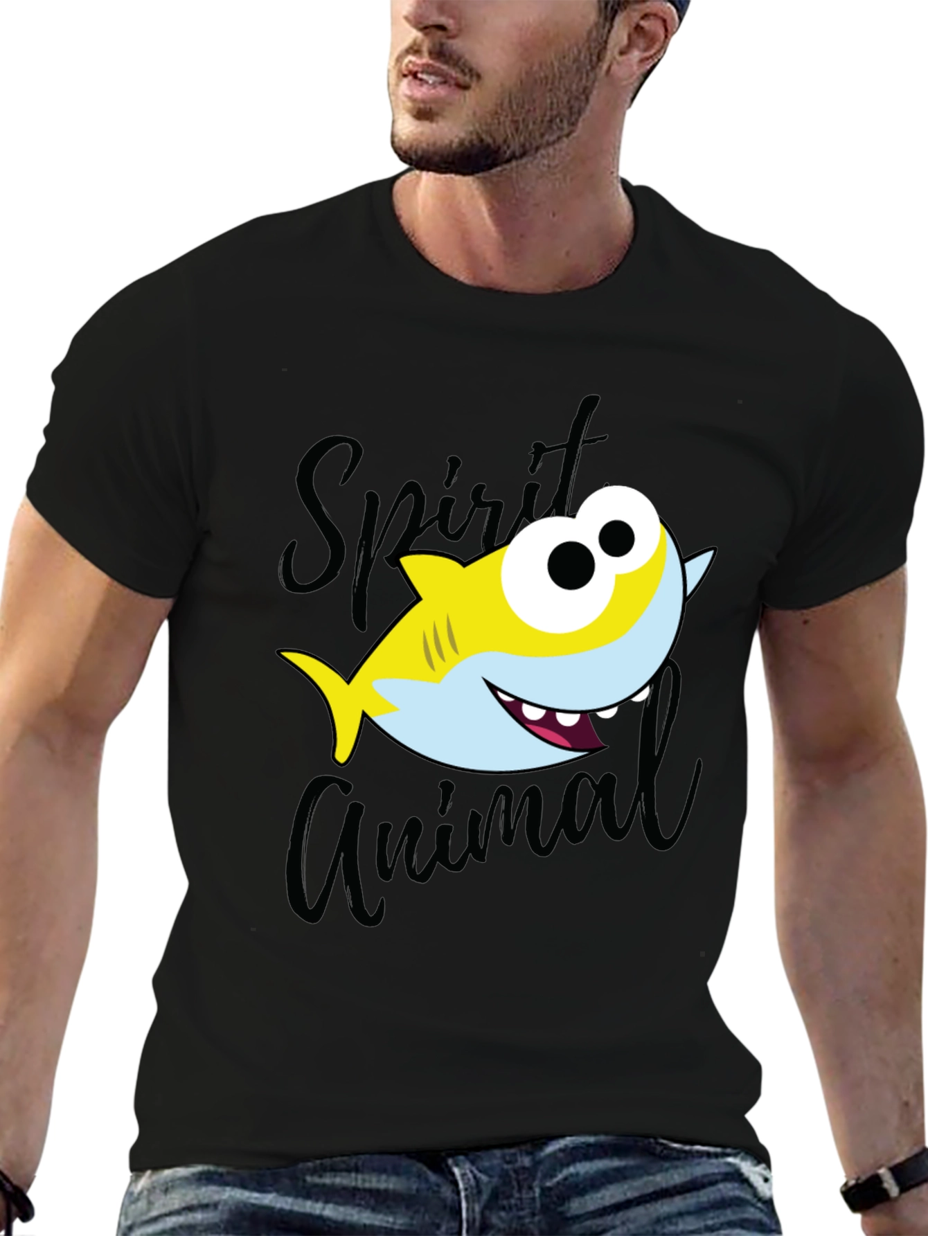 Shark Spirit Animal Graphic T-Shirt