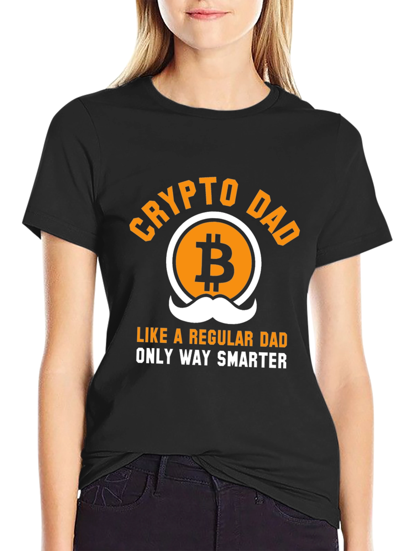 Crypto Dad T-Shirt - Bitcoin Lover Gift