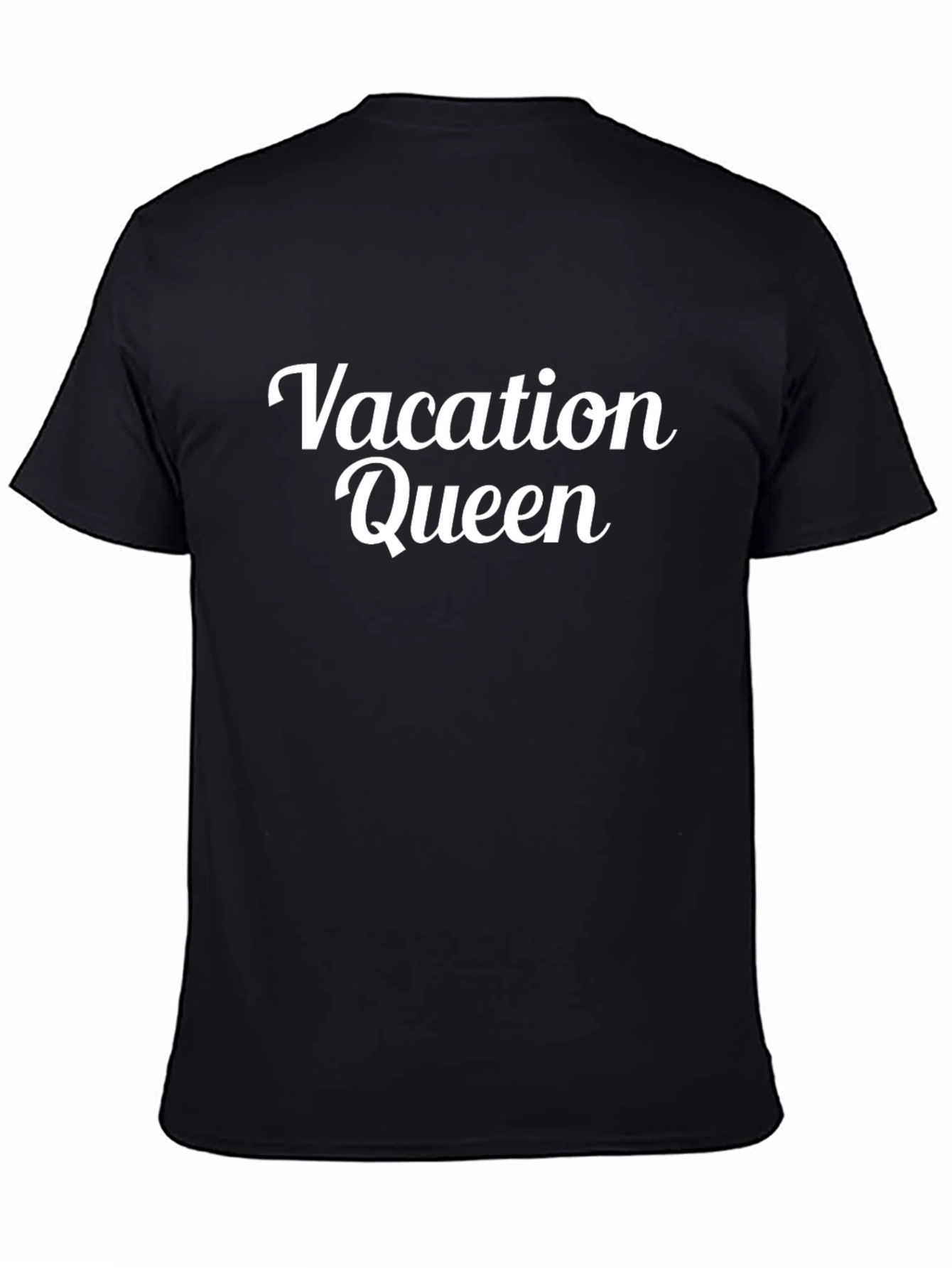 Vacation Queen Black Graphic Tee