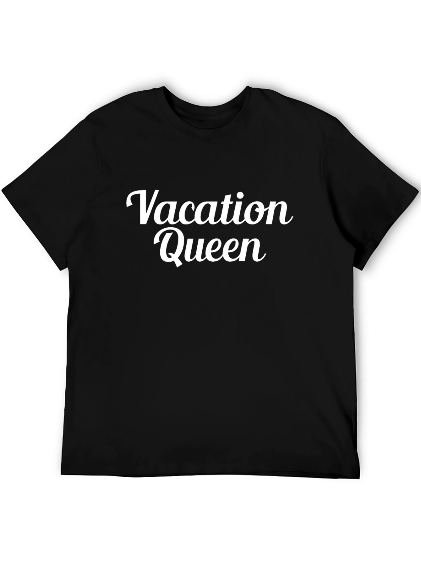 Vacation Queen Black Graphic Tee