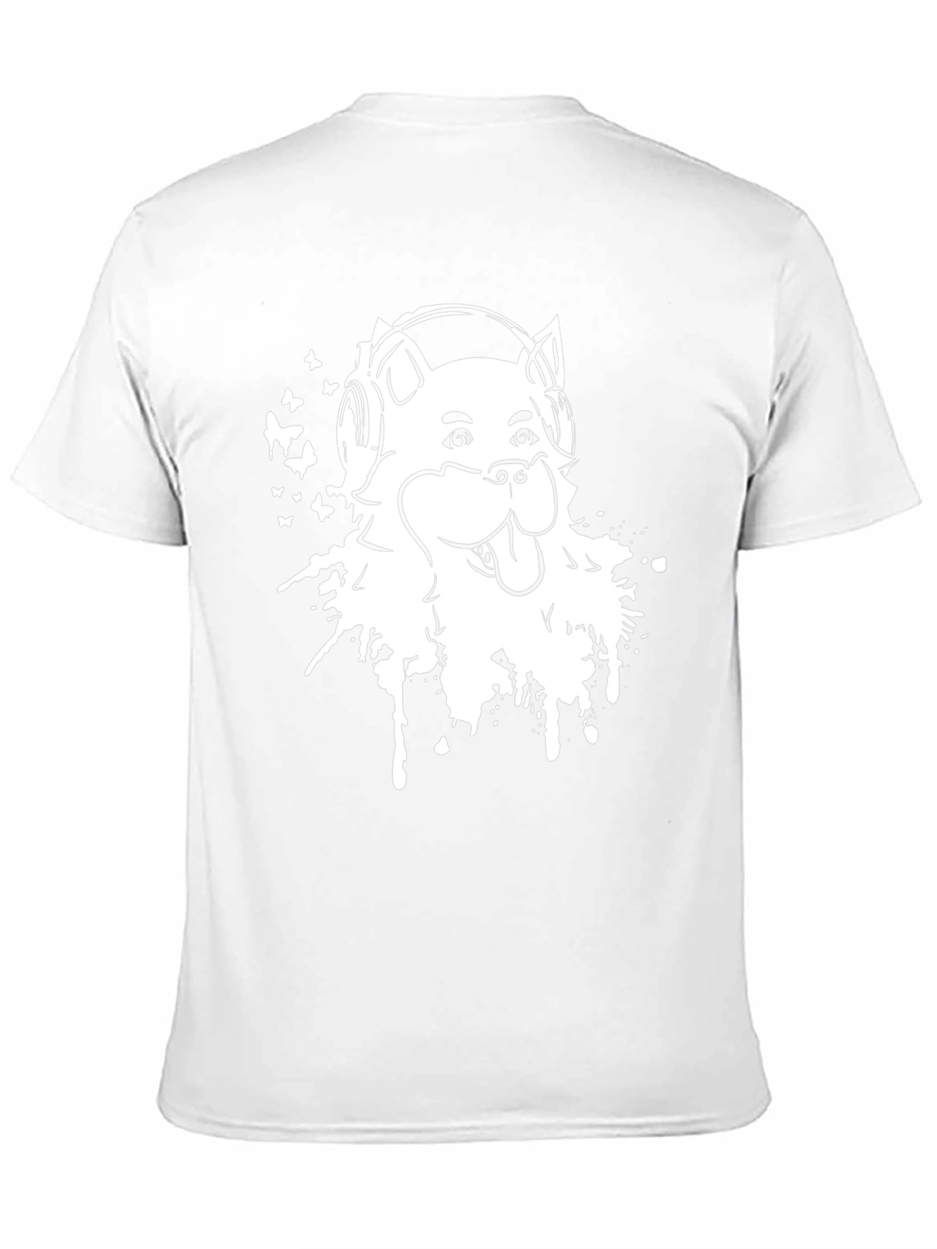 Cool Dog Graphic Tee - Music Lover Design